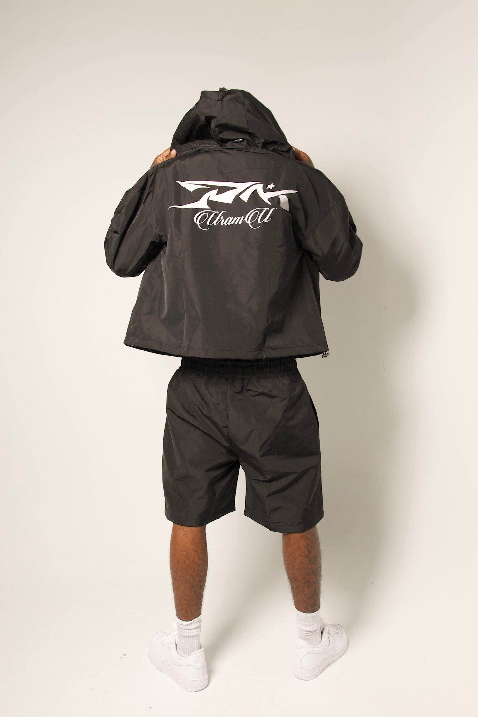 BLACK URAMU WATERPROOF SHORT SET