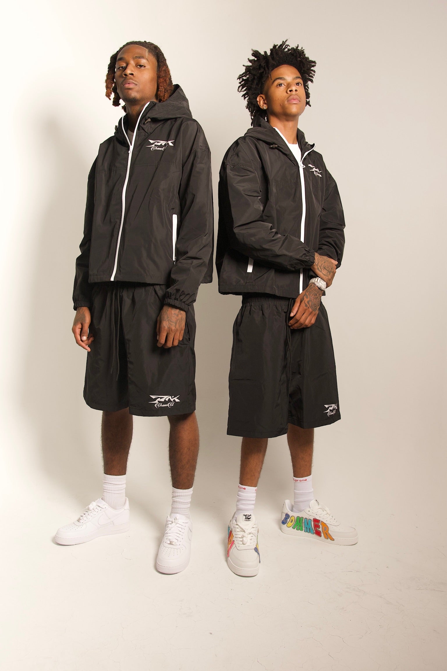 BLACK URAMU WATERPROOF SHORT SET